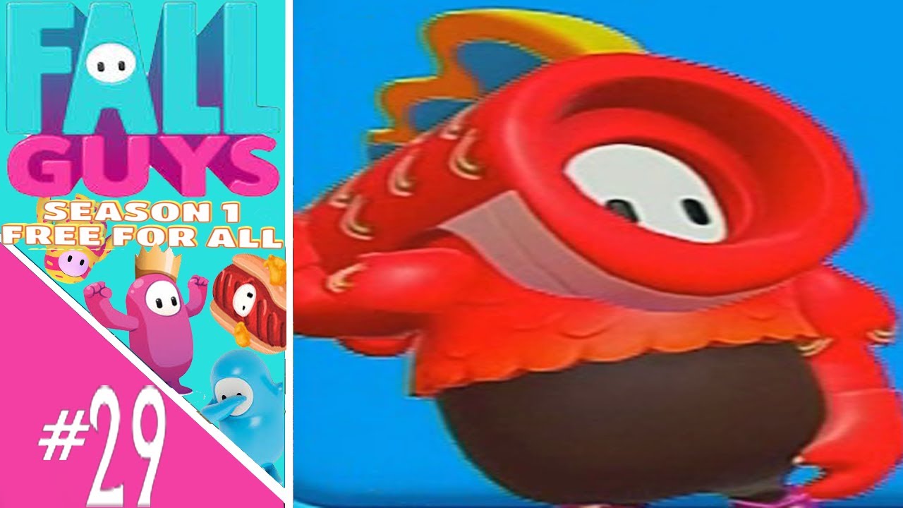 Fall Guys Season 1 - Day 29: Medieval Muddle Really Big Fan Catastrophe!