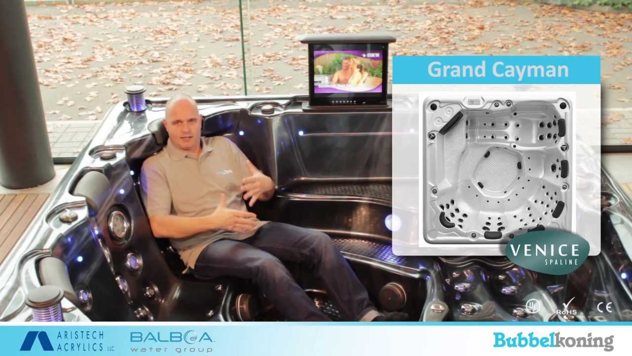 Bubbelkoning: Eric legt uit over jacuzzi / spa / bubbelbad: Grand Cayman