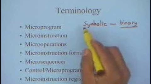 lecture 19 - Microprogrammed Control