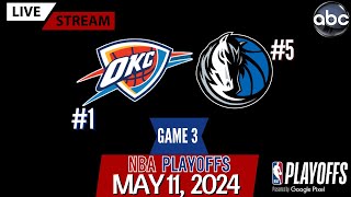 Oklahoma City Thunder vs Dallas Mavericks Game 3 (Play-By-Play & Scoreboard) #NBAPlayoffs