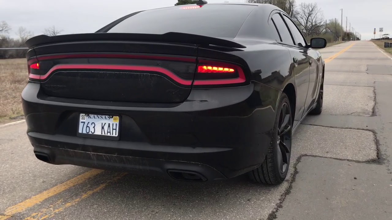 Dodge Charger Exhaust ( Muffler & Resonator Delete) - YouTube