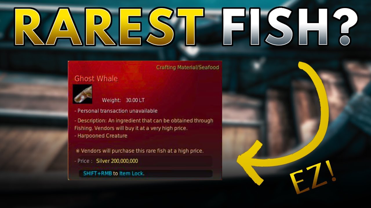 The Secret to Finding and Harpooning the Ghost Whale in Black Desert (Easy Method)