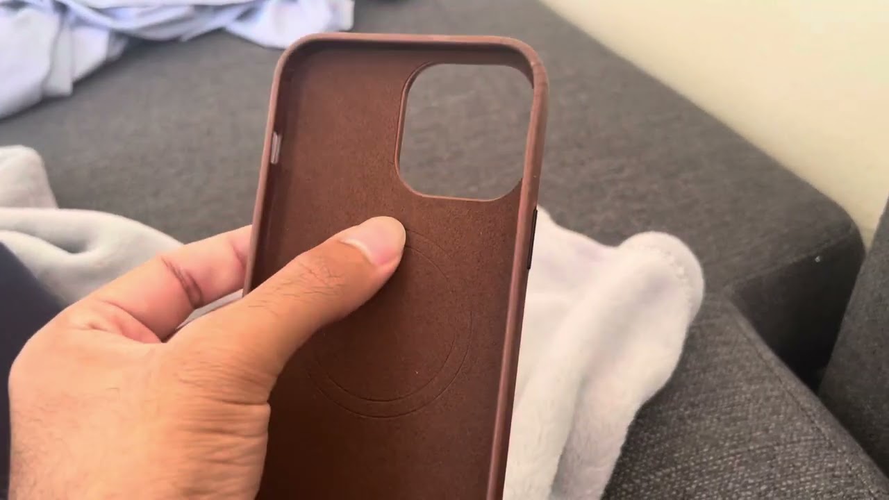 Wilken Leather Wrapped Case, Support Wireless Charging,Leather Adds Protection