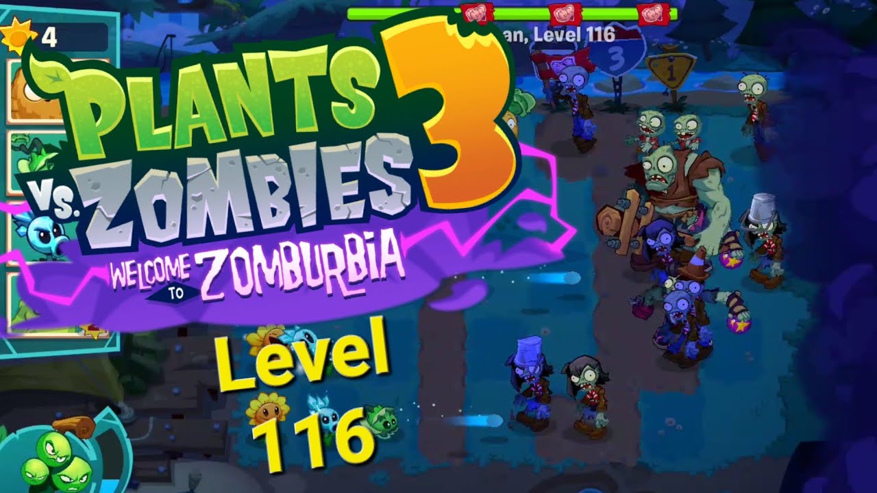Plants vs Zombies 3 II Level 116 - YouTube