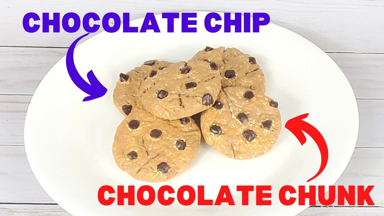 FAKE BAKE CHOCOLATE CHIP COOKIES Air Dry Clay DIY Project YouTube