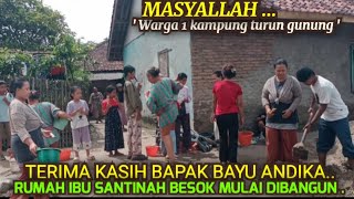 WOWW❗WARGA 1 KAMPUNG KOMPAK, BANTU UNJAL MATRIAL BEDAH RUMAH DARI BAPAK BAYU ANDIKA|@kzchannel0079