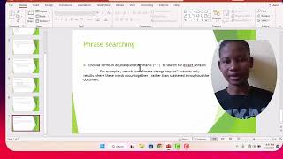 Phrase searching of information