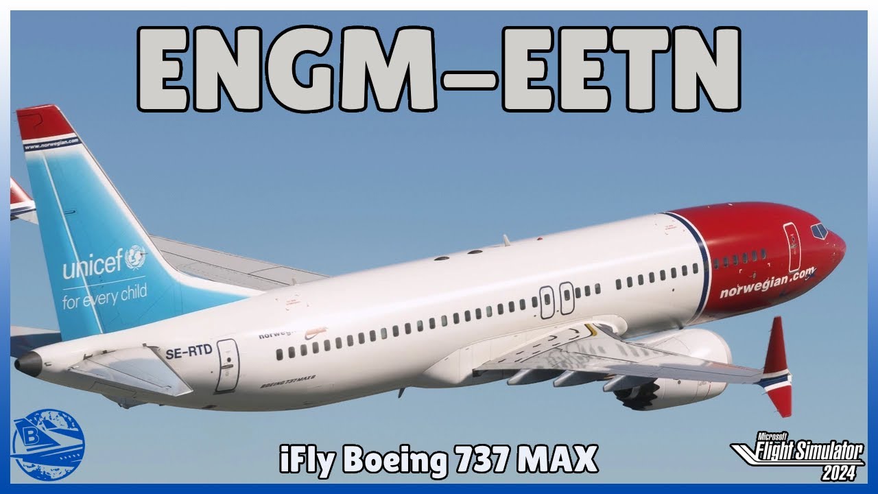 VERTICAL | Back in the iFly 737MAX | Real World Norwegian Ops | iFly 737MAX | Oslo to Tallinn