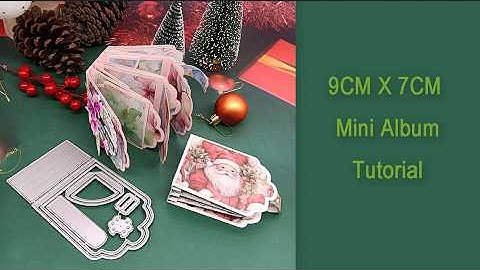 9CM X 7CM Mini Album Tutorial | Handmade Albums - #Alinacutle® #AlinaCraft #handmadecards