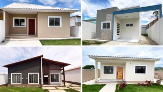 INSPIRAÇÕES PARA FACHADAS DE CASAS PEQUENAS