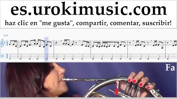 Como Tocar Trompa Major Lazer & DJ Snake - Lean On Tablatura Parte#2 um-i927