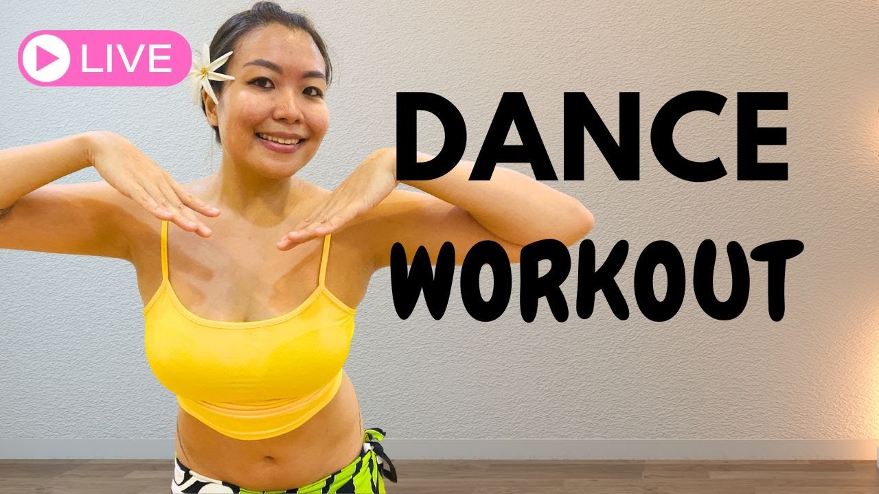 🔥12-Min Low-Impact Cardio [LIVE] Burn Calories, Save Time! / Tahitian Dance Workout