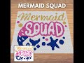 Mermaid squad c2c  tapestry crochet pattern  chart  magic yarn pixels