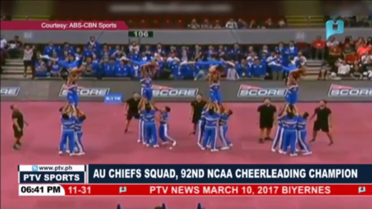 AU Chiefs Squad, 92nd NCAA Cheerleading Champion YouTube