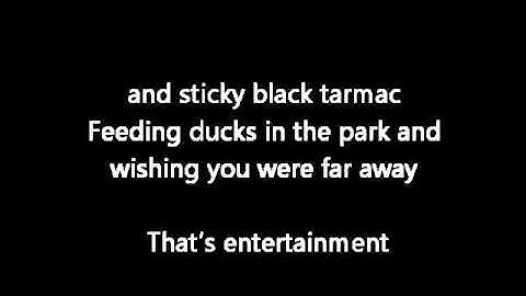 That’s Entertainment Lyric Video version - Lyric Video performance video thumbnail