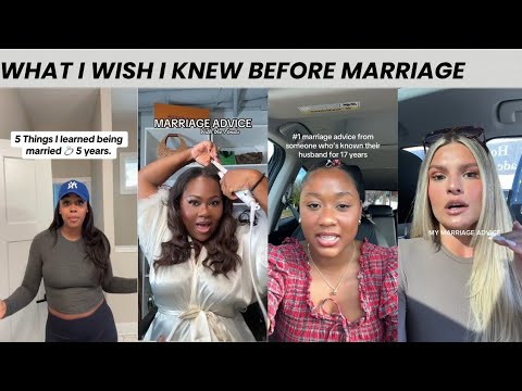 What Married  Women Wish They Before Marriage About Marriage