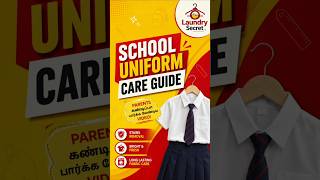 🎒 School Uniform Care Guide | Parents கண்டிப்பா தெரிந்திருக்க வேண்டிய 10 Laundry Tips | Tamil