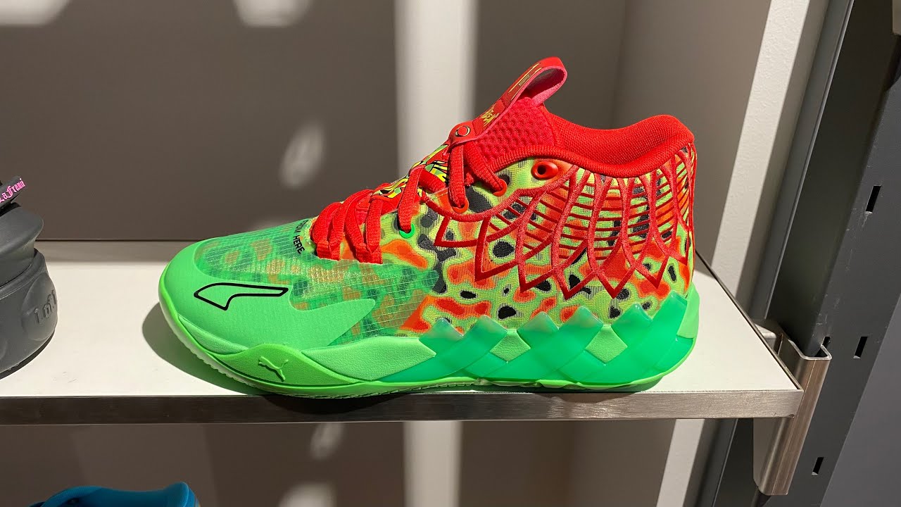 Puma MB.01 “Thermal” (Fluro Green Pes/Red) - Style Code: 310508-01