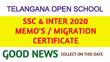 Telangana Open School Society Certificates issued |TS Open School News |Open Inter Admission 2020-21