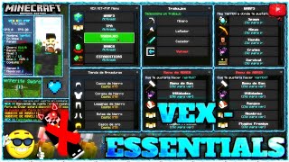 Addon Vex Essentials de economía para Minecraft Bedrock 1.21.90+
