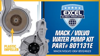 PAI Mack/Volvo - MP7 & MP8,  D11 & D13 - Water Pump Kit  (PAI# 801131E | OE# 85124623)