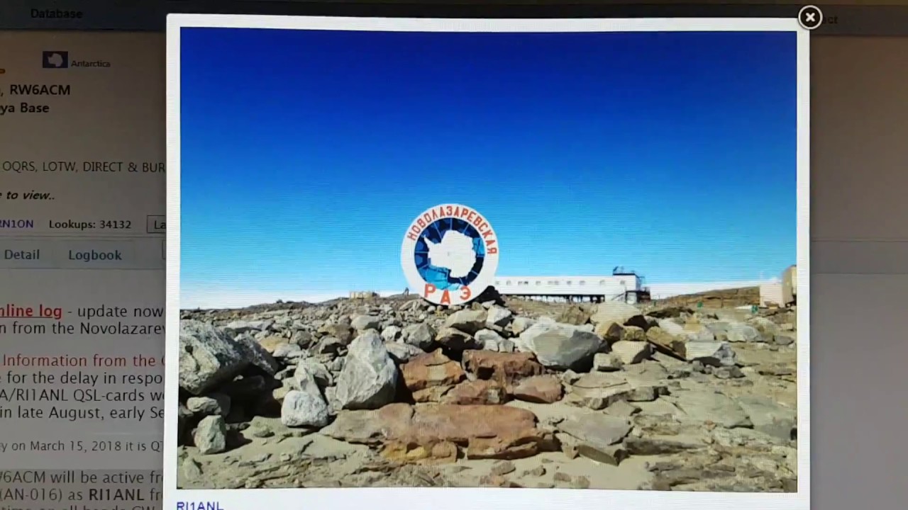 RI1ANL, Antarctica, 18MHz, CW, Worked by HL2WA