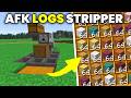 AFK All Wood Stripper Farm in Minecraft 1.21+