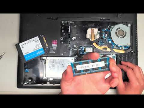 Lenovo Z70-80 80FG Disassembly RAM SSD Hard Drive Upgrade Repair Battery CD DVD Drive Replacement