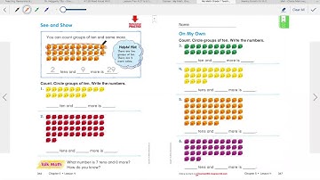 First Grade My Math Chapter 5 Lesson 4