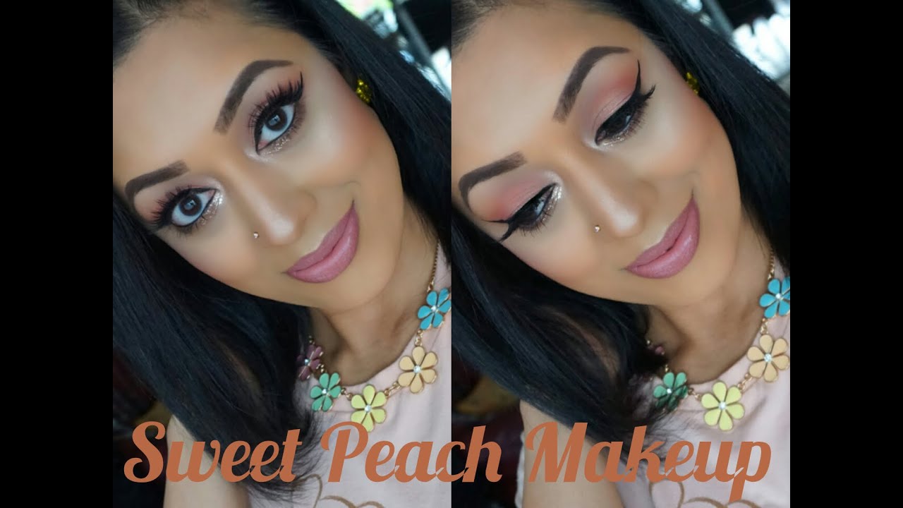 Sweet Peach Makeup Tutorial YouTube