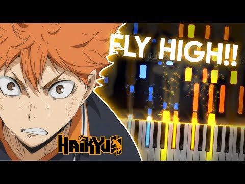 Fly High Haikyuu Season 2 Op 2 Burnout Syndromes Piano Youtube