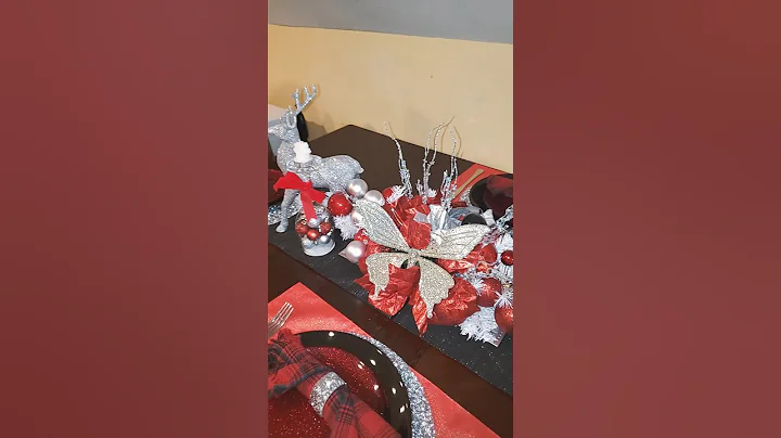 Christmas tablescape 2024...please subscribe, like and share