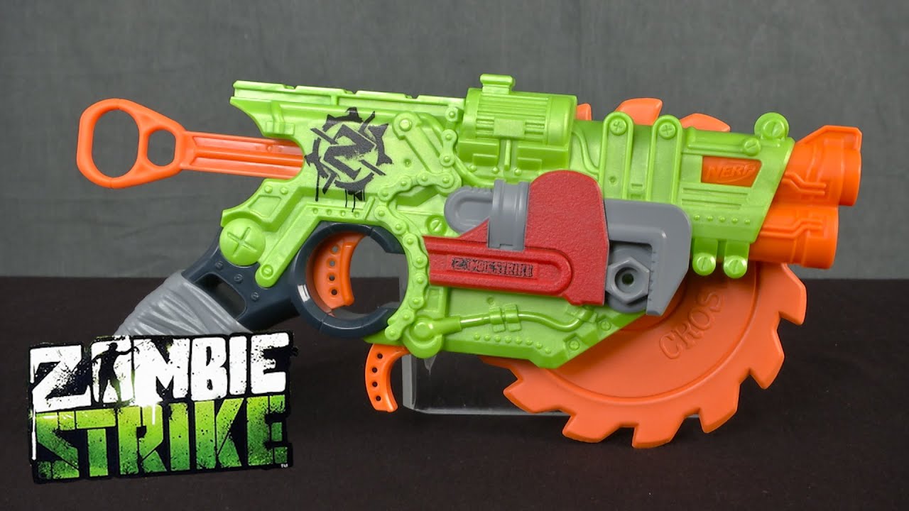 Nerf Zombie Strike Crosscut from Hasbro - YouTube.