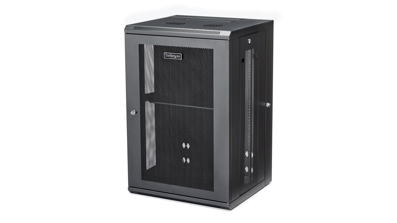 18U Wall Mount Network Switch Cabinet With Hinged Back Panel 18U Wall Mount Network Switch Cabinet With Hinged Back Panel