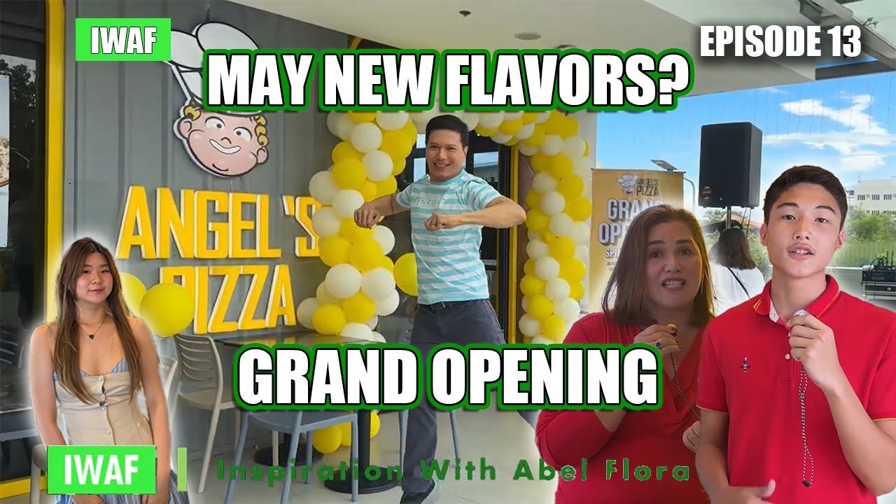 Angels Pizza Grand Opening, may new Flavors, Versailles Town Plaza Alabang | Abel Flora Ep13