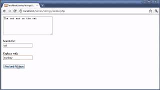 Beginner PHP Tutorial - 56 of 200  - Creating a Find and Replace Application Part 3 Wealth