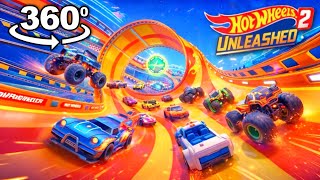 EXTREME 360° Hot Wheels Loop Track Race (VR 4K)