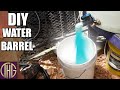 Our DIY Water Barrel Setup - Let&#39;s Install A Spigot!!!