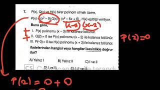 Seri Deneme 1 Ayt Mat 7 Soru