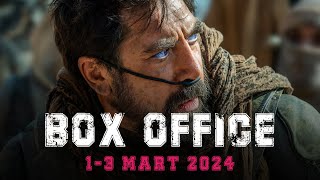 Box Office Türkiye Gişe Rakamları 1-3 Mart 2024