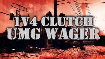 1v4 IN UMG WAGER MATCH (Stream Highlight)