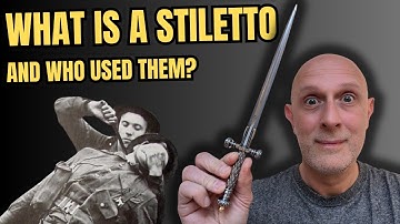 What is the STILETTO DAGGER & was it used by ASSASSINS & WOMEN?