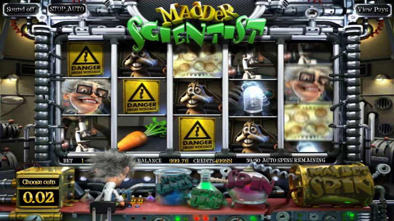 BetSoft - Madder Scientist - Gameplay Demo