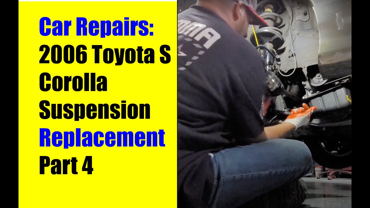 2006 Toyota Corolla S Lower Control Arm Installation Suspension Replacement Car Repairs