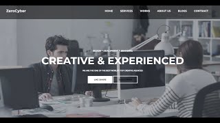 Responsive website using Html & Css Only Step by Step | Free Source Code | Zero Cyber