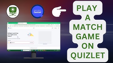 How to Play a Match Game on Quizlet