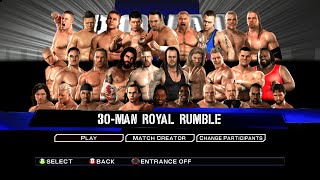 WWE SmackDown vs. Raw 2011 Xbox 360 - 30-Man Royal Rumble Match [Xenia Canary]