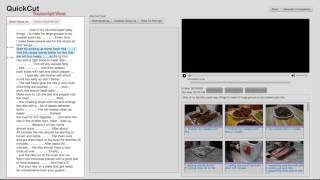 QuickCut: An Interactive Tool for Editing Narrated Video