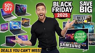 Top 10 Black Friday Tech Deals 2025 — Laptops, 4K TVs, OLEDs - Dell, LG, TCL, Samsung & More! #deals