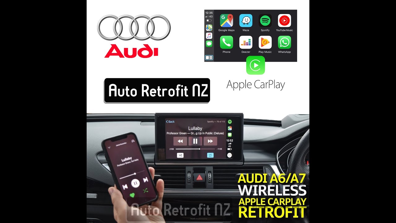 Apple Carplay integration for Audi A6 S6 RS6 C7 series YouTube